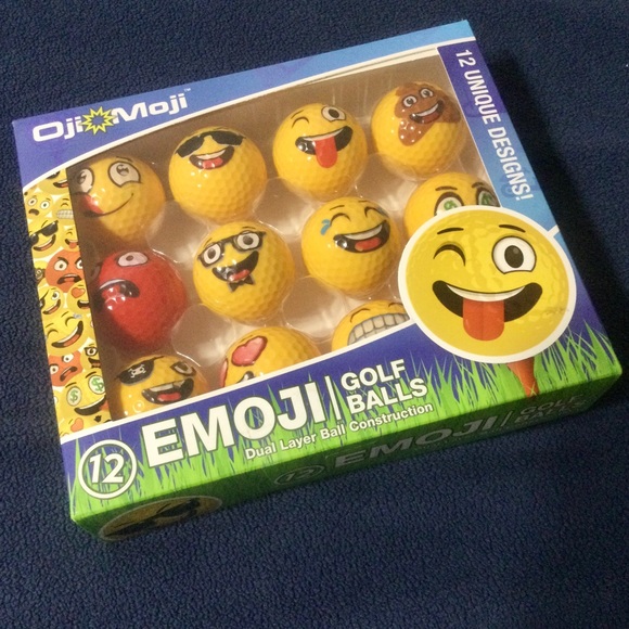 Oji💥Moji 12 Emoji Golf Balls - Picture 2 of 4